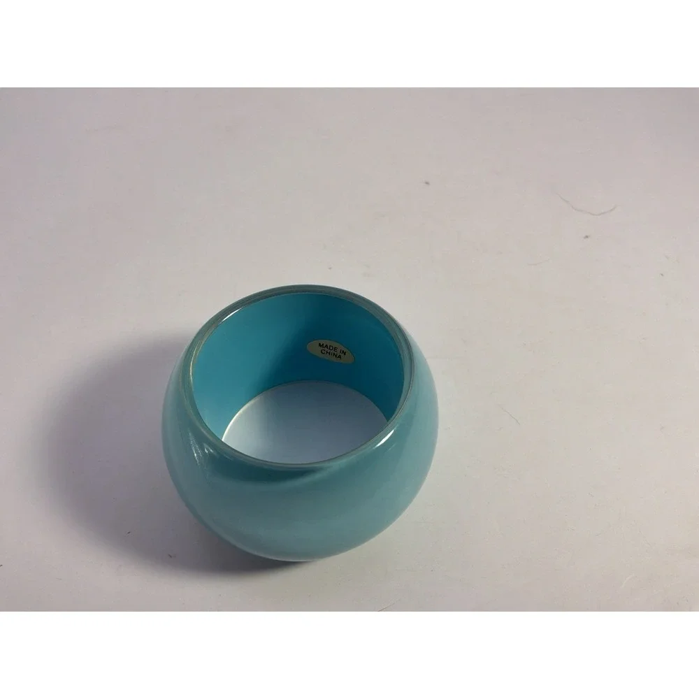 Acrylic Aqua Napkin Rings Selling Individually‎ 8 Available